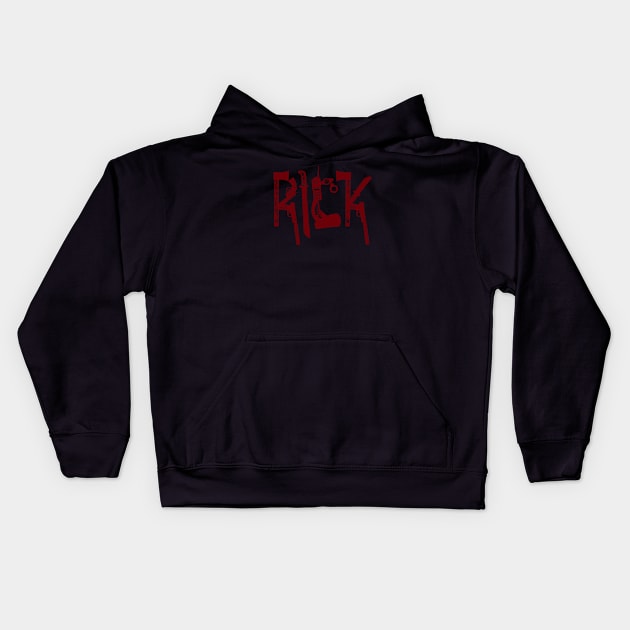 Zombie survival pack - Rick Kids Hoodie by Grinstead Graphics